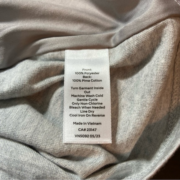 NWT New Talbots Shimmering Silver Sequin Tank Top Sleeveless Shell Top Shirt L - Picture 9 of 9